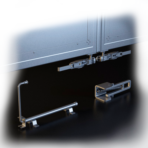 Locks hinge doors and fittings for van