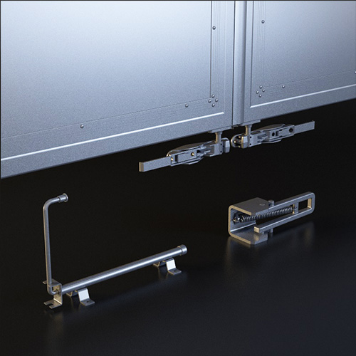 Locks hinge doors and fittings for van